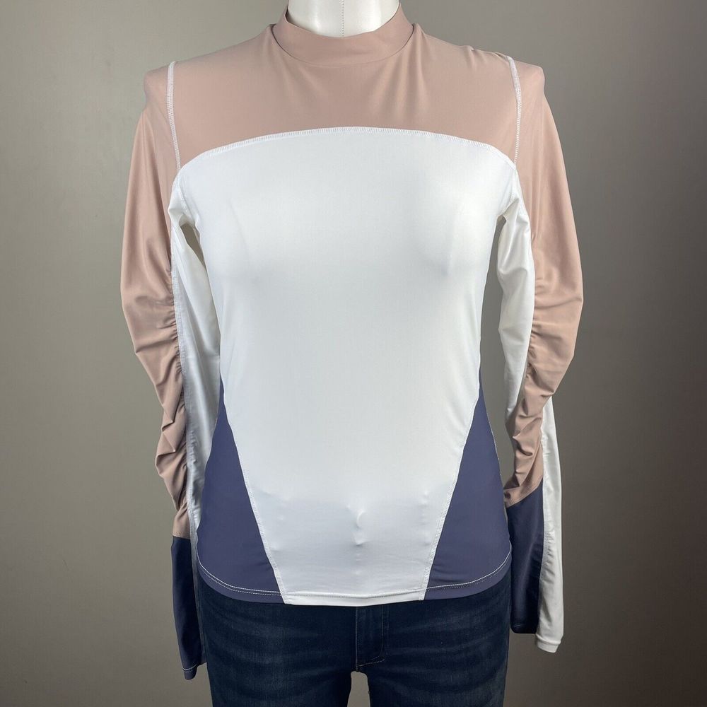 Free People FP Movement Medium  Long Sleeve Top Thumbhole Stretch Yoga Active